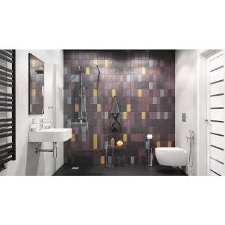 Excellent Kuadro lustro łazienkowe 100x50 cm prostokątne, czarny mat DOEX.KU100.050.BL