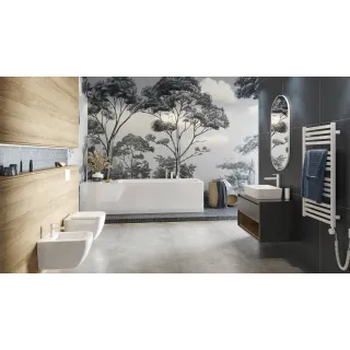 Excellent Revia lustro łazienkowe 100x50cm owalne, biały mat DOEX.RE100.050.WH