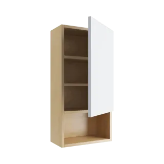 Excellent Tuto szafka wisząca wnękowa z frontem prawa 40x80 cm, dąb/biały połysk MLEX.0107.400.BLWH