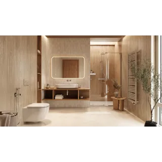 Excellent Lumiro lustro łazienkowe 120x80 cm prostokątne, oświetlenie LED mata grzewcza, rama akrylowa DOEX.LU120.080.AC