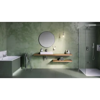 Excellent Virro lustro łazienkowe 80 cm okrągłe, czarny mat DOEX.VI080.BL