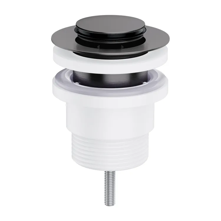 Omnires korek klik-klak umywalkowo-bidetowy, antracyt szczotkowany A47AT