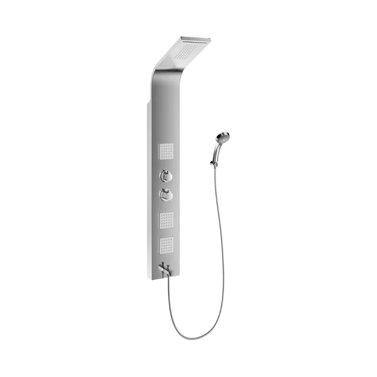 Actima More Termo panel prysznicowy 150x20 cm, stal nierdzewna ARAC.ML9304T