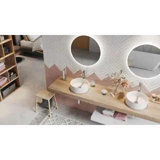 Excellent PI bateria umywalkowa stojąca wysoka, chrom AREX.1202CR