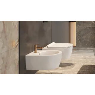 Excellent PI bateria bidetowa stojąca, miedziany szczotkowany AREX.1203CB