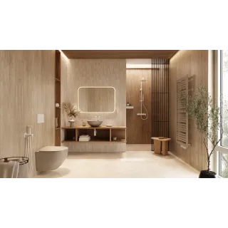 Excellent PI bateria bidetowa bidetta ze słuchawką prysznicową, biały mat AREX.1204WH