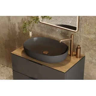 Excellent Delta PI bateria umywalkowa stojąca wysoka, miedziany szczotkowany AREX.1212CB