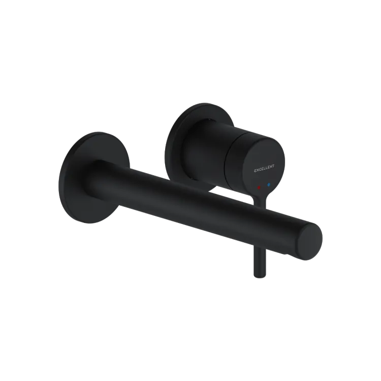 Excellent PI bateria umywalkowa podtynkowa komplet, czarny mat AREX.1214BL