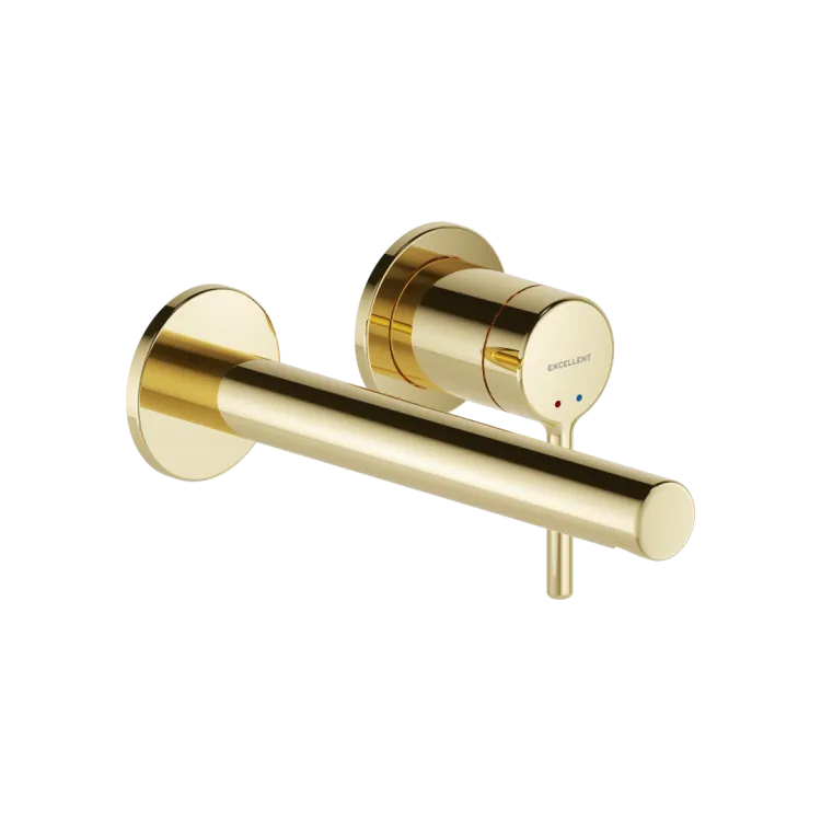 Excellent PI bateria umywalkowa podtynkowa komplet, złoty połysk AREX.1214GL