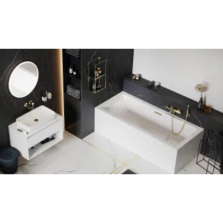 Excellent PI bateria umywalkowa podtynkowa komplet, złoty połysk AREX.1214GL