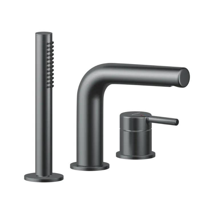 Excellent PI bateria wannowa 3 otworowa, grafit szczotkowany AREX.1234AB