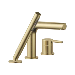 Excellent PI bateria wannowa 3 otworowa, złoty szczotkowany AREX.1234GB