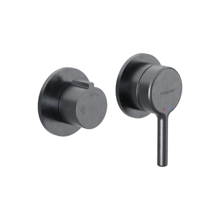 Excellent PI Bateria wannowo-prysznicowa podtynkowa, 2 funkcyjna, grafit szczotkowamy AREX.1240.02AB