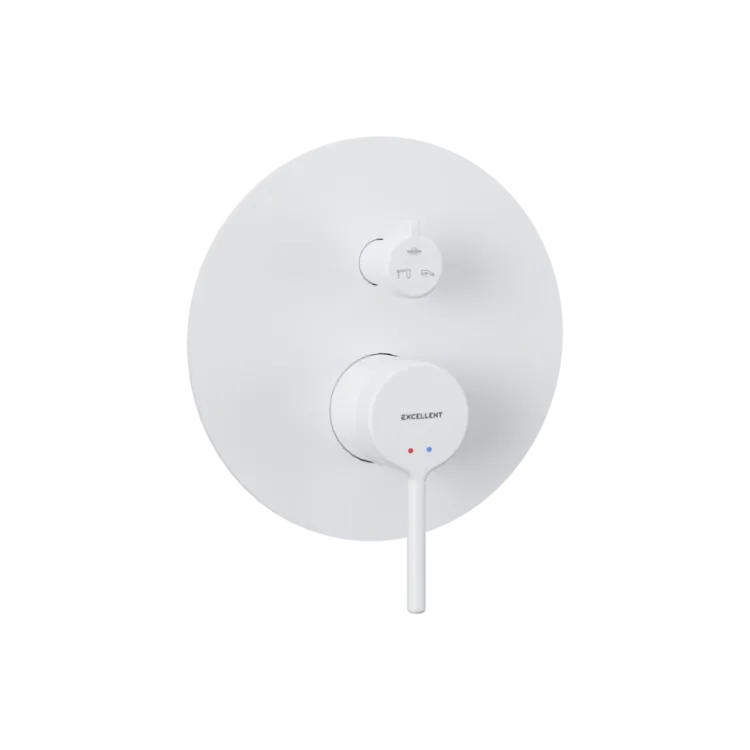 Excellent PI bateria prysznicowo-wannowa podtynkowa 3 funkcyjna, biały mat AREX.1247WH