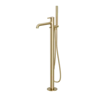 Excellent Delta Pi bateria wannowa wolnostojąca, złoty...