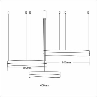 Lampa wisząca PRECIOSA 158W LED ML1001