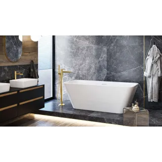 Excellent PI bateria wannowo-prysznicowa wolnostojąca, złoty połysk AREX.1255GL