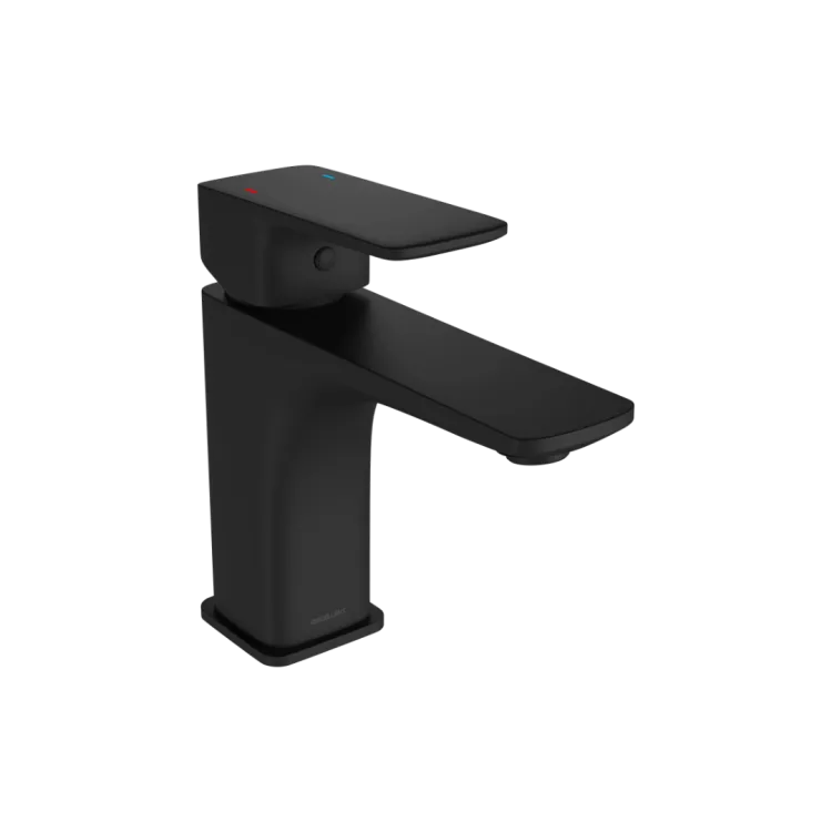 Excellent Keria bateria umywalkowa stojąca, czarny mat AREX.2001BL