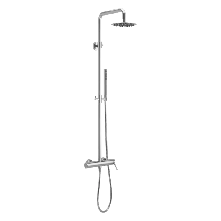 Excellent PI zestaw prysznicowy ścienny z deszczownicą 25 cm, chrom AREX.1281CR