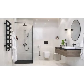 Excellent Keria bateria umywalkowa podtynkowa komplet, czarny mat AREX.2014BL