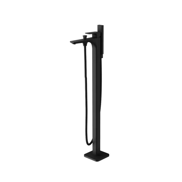 Excellent Keria bateria wannowo-prysznicowa wolnostojąca, czarny mat AREX.2055BL