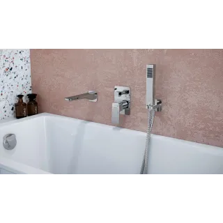 Excellent Keria wylewka wannowa ścienna, chrom AREX.2025CR