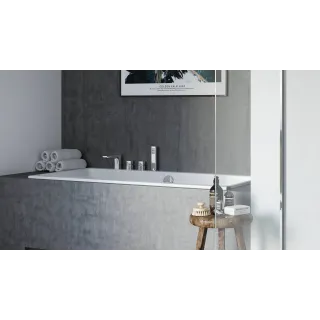 Excellent Keria bateria wannowa 4 otworowa, chrom AREX.2034CR