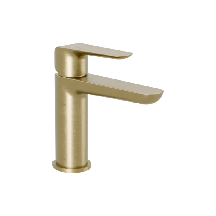 Excellent Clever 2.0 bateria umywalkowa stojąca, złoty szczotkowany AREX.4101GB