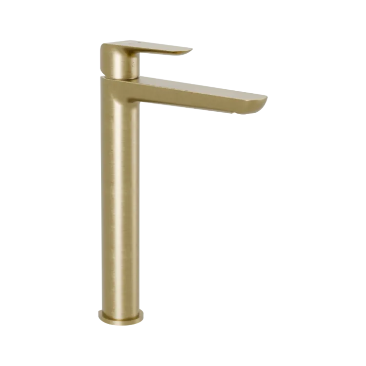 Excellent Clever 2.0 bateria umywalkowa stojąca wysoka, złoty szczotkowany AREX.4102GB