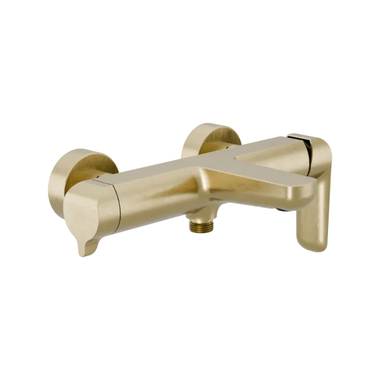 Excellent Clever 2.0 bateria wannowo-prysznicowa, złoty szczotkowany AREX.4105GB