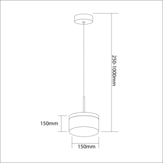 Lampa wisząca ELEGANCE 9W LED ML0995