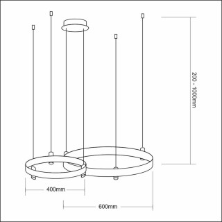 Lampa wisząca ELEGANCE 72W LED ML0997