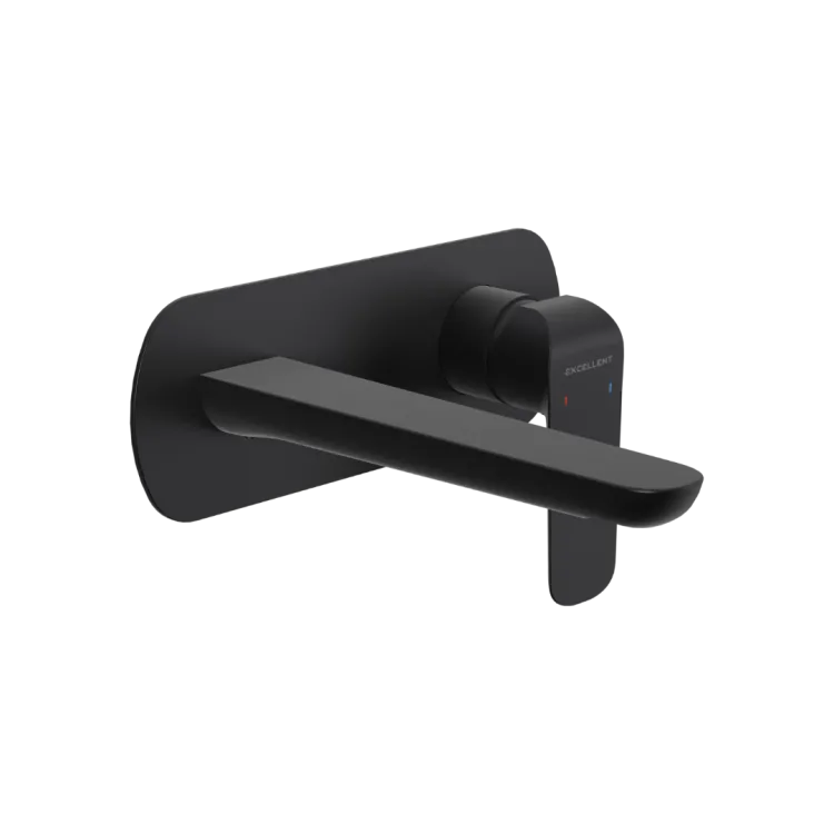 Excellent Clever 2.0 bateria umywalkowa podtynkowa komplet, czarny soft AREX.4115BS