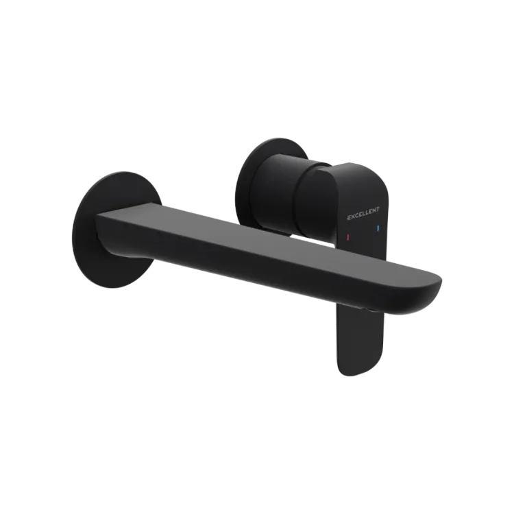 Excellent Clever 2.0 bateria umywalkowa podtynkowa komplet, czarny soft AREX.4114BS