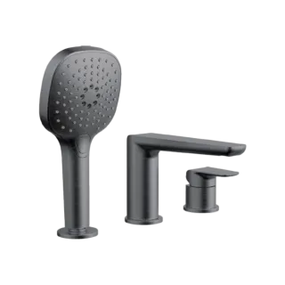 Excellent Clever 2.0 bateria wannowa 3 otworowa, grafit...