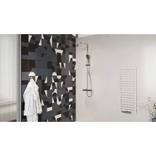 Excellent Clever 2.0 zestaw prysznicowy ścienny z deszczownicą 25 cm, chrom AREX.4181CR