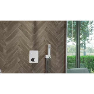 Excellent Krotos bateria prysznicowo-wannowa podtynkowa 2 funkcyjna, termostatyczna, chrom AREX.8045CR