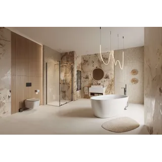 Excellent Clever 2.1 bateria wannowa wolnostojąca, grafit szczotkowany AREX.4155AB