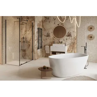 Excellent Clever 2.1 bateria wannowa wolnostojąca, grafit szczotkowany AREX.4155AB