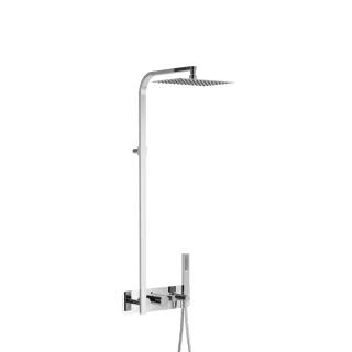 Excellent Krotos zestaw prysznicowy podtynkowy z deszczownicą 20x30 cm, termostatyczny, chrom AREX.8081CR