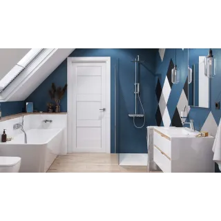 Excellent Krotos zestaw prysznicowy natynkowy z deszczownicą 20x30 cm, chrom AREX.8080CR