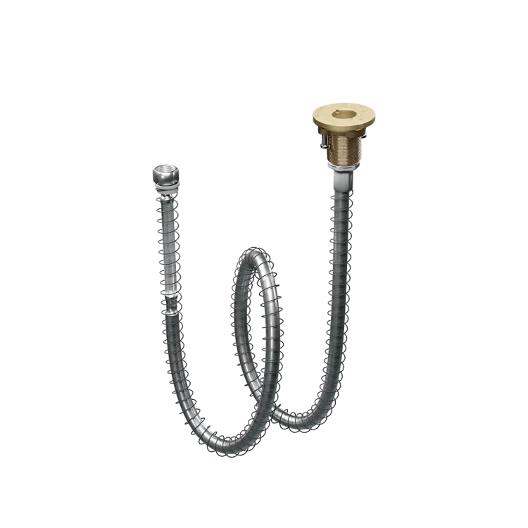 Excellent Dry box zestaw wannowy okrągły złoty szczotkowany AREX.SET.050GB