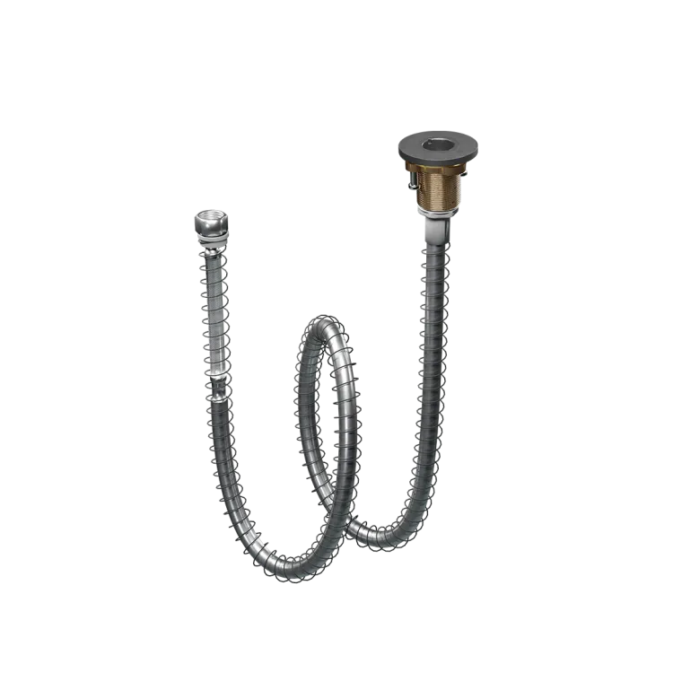 Excellent Dry box zestaw wannowy okrągły grafit szczotkowany AREX.SET.050AB