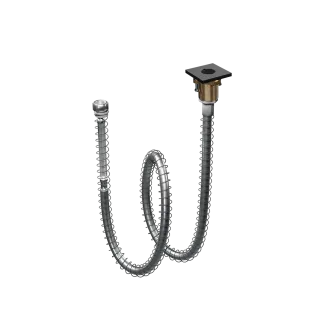 Excellent Dry Box zestaw wannowy kwadratowy, czarny mat...