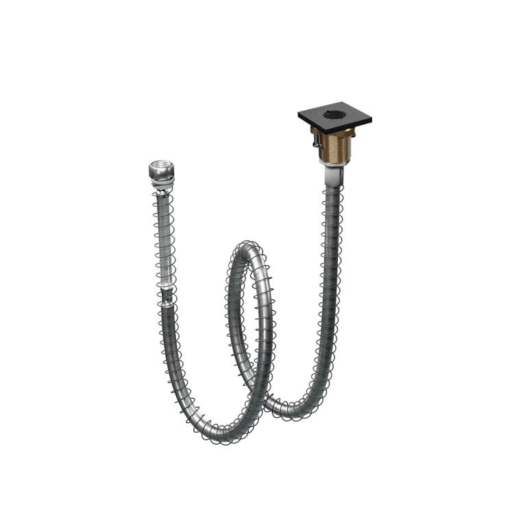 Excellent Dry Box zestaw wannowy kwadratowy, czarny mat AREX.SET.060BL