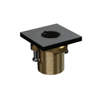 Excellent Dry Box zestaw wannowy kwadratowy, czarny mat AREX.SET.060BL