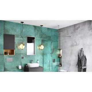 Excellent Drążek prysznicowy z uchwytem na słuchawkę prysznicową, 70 cm, chrom AREX.SR.70CR