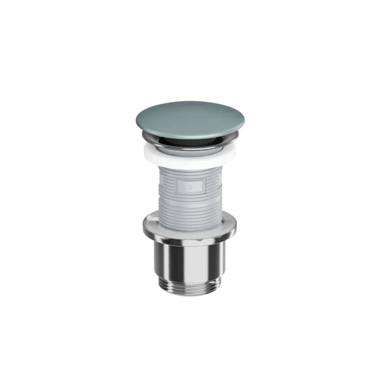 Excellent Design Korek klik-klak umywalkowo bidetowy, korpus chrom, pokrywa ceramiczna mint blue mat ARIN.1485.K.01.MBMCR