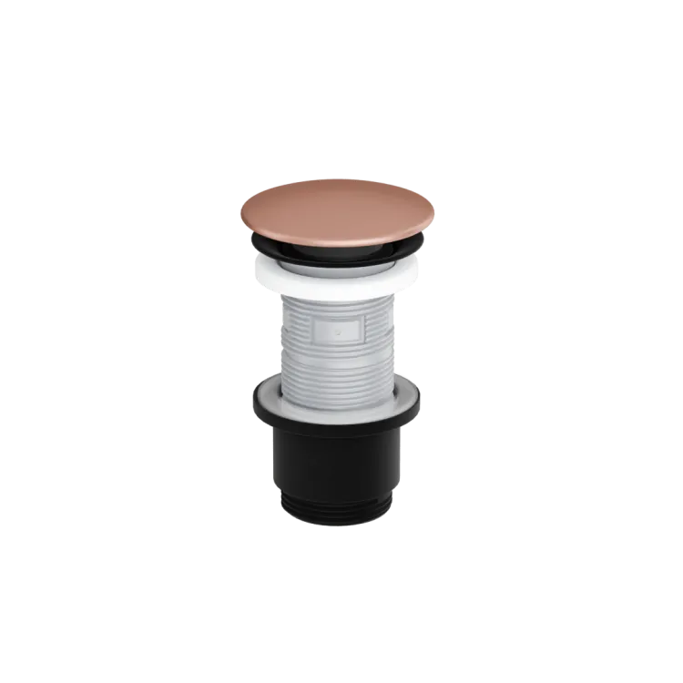 Excellent Design Korek klik-klak umywalkowo bidetowy, korpus czarny mat, pokrywa ceramiczna terracotta mat ARIN.1485.K.01.TEMBL