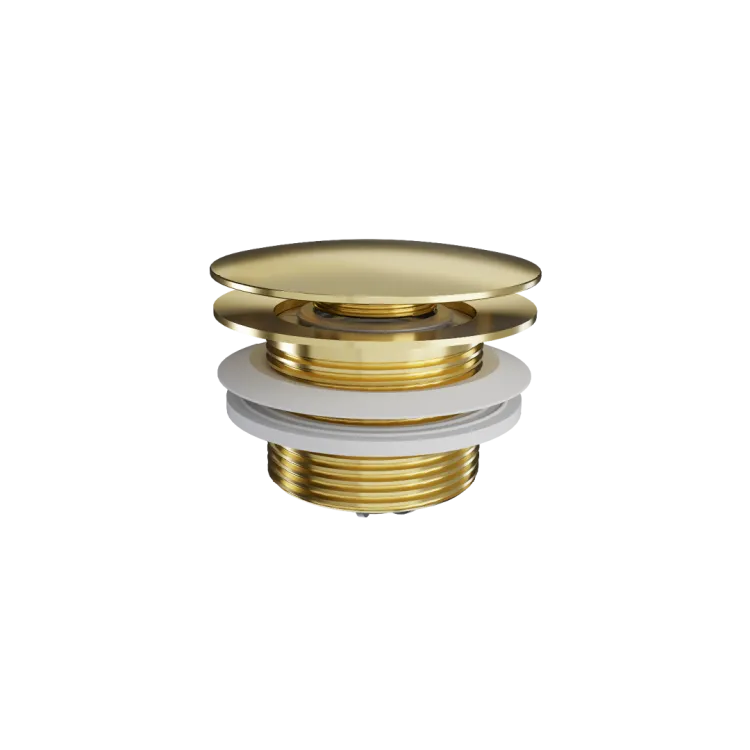 Excellent Korek klik-klak do wanien wolnostojących czyszczony od góry, złoty połysk ARIN.3485.01GL